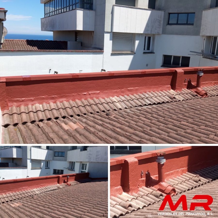 Rehabilitación de pesebrón y limpieza de tejado - MR Verticales del Principado